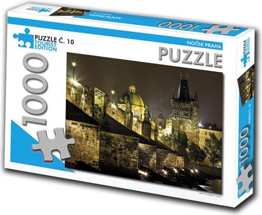 TOURIST EDITION Puzzle Noční Praha 1000 dílků (č.10) - obrázek 1