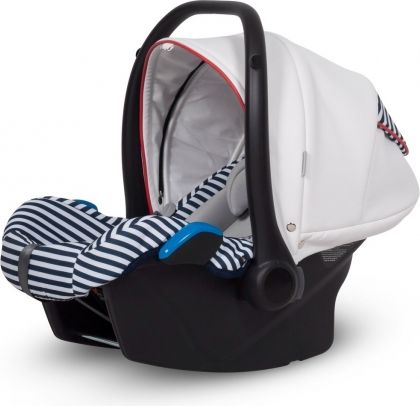 Autosedačka, vajíčko Expander Storm 2019, 0-10kg - bílá - obrázek 1