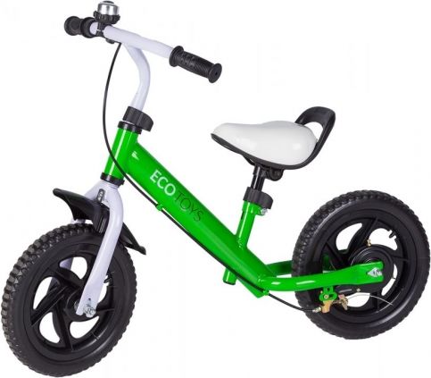 Eco toys Odrážedlo s brzdou, kolo - zelené - obrázek 1