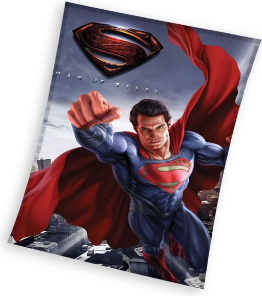 Carbotex Fleece deka Superman polyester 110/140 cm - obrázek 1