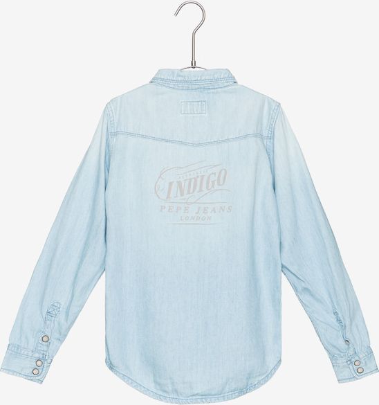 Košile dětská Pepe Jeans | Modrá | Chlapecké | 8 let - obrázek 2