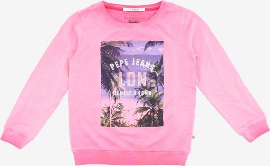 Mikina dětská Pepe Jeans | Růžová | Dívčí | 10 let - obrázek 1