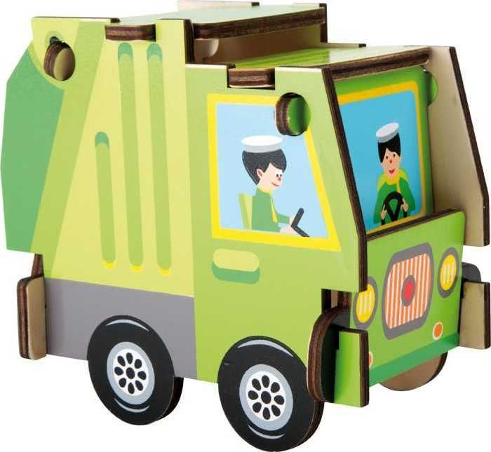 SMALL FOOT BY LEGLER Small Foot Jednoduchá dřevěná skládačka nákladní auto - obrázek 1