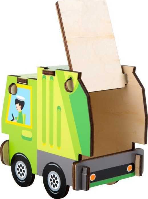 SMALL FOOT BY LEGLER Small Foot Jednoduchá dřevěná skládačka nákladní auto - obrázek 4