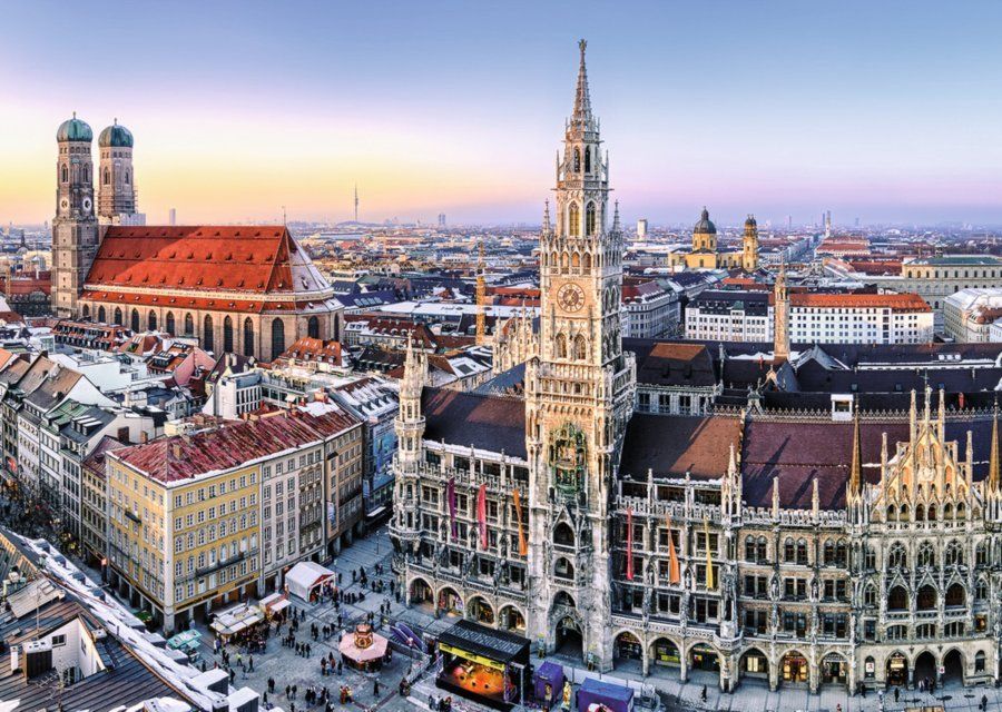 RAVENSBURGER Puzzle Mnichov 1000 dílků - obrázek 1
