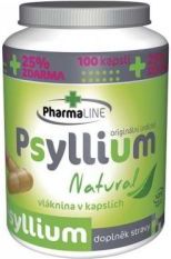 Pharmaline Psyllium Natural 100 kapslí + 25 % zdarma - obrázek 1