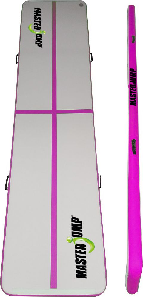 Airtrack MASTERJUMP nafukovací žíněnka 300 x 100 x 10 cm - růžová - obrázek 1