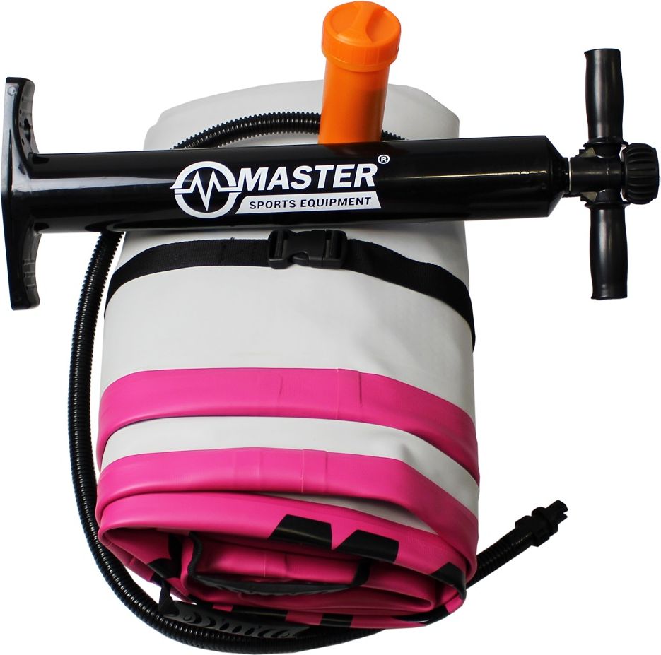 Airtrack MASTERJUMP nafukovací žíněnka 300 x 100 x 10 cm - růžová - obrázek 3