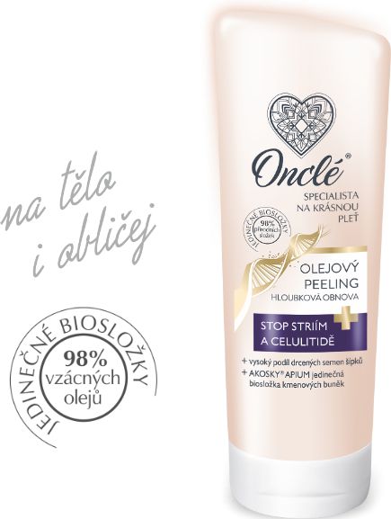 ONCLÉ Dámský Olejový peeling (200 ml) - obrázek 2