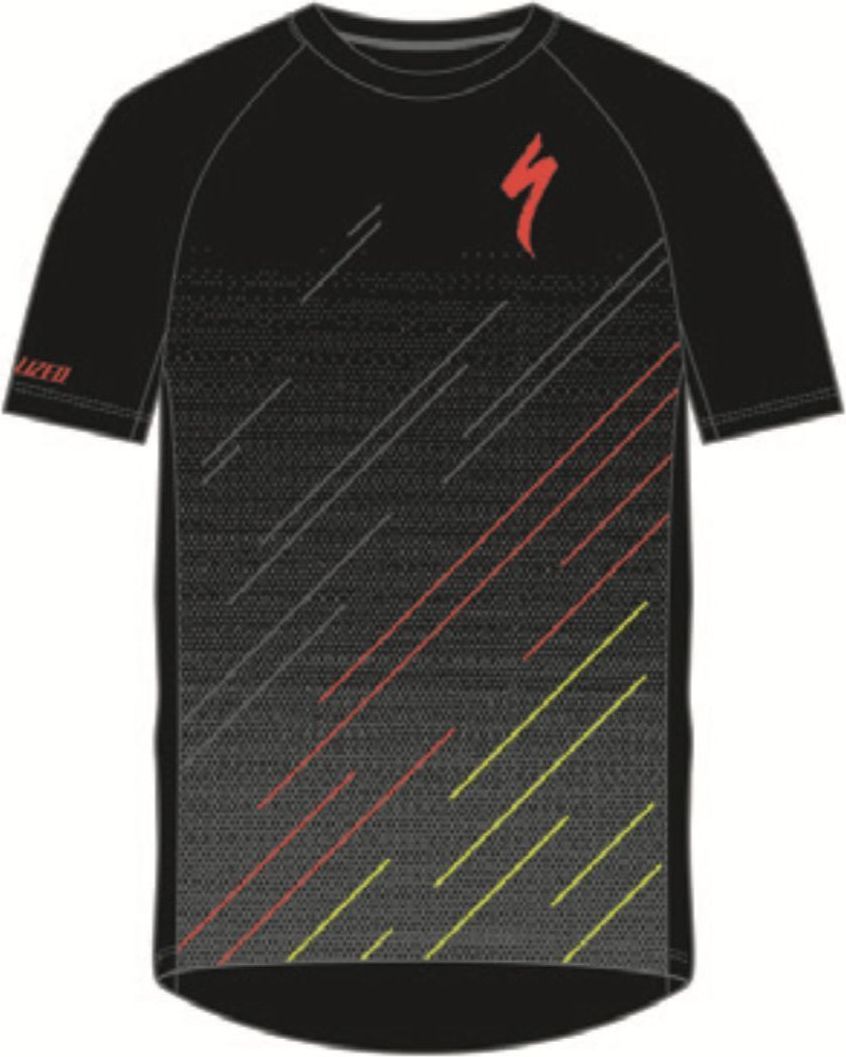 Specialized Enduro Grom Jersey SS Yth - black/charcoal hex L - obrázek 2