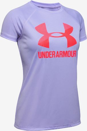 Triko dětské Under Armour | Fialová | Dívčí | L - obrázek 5