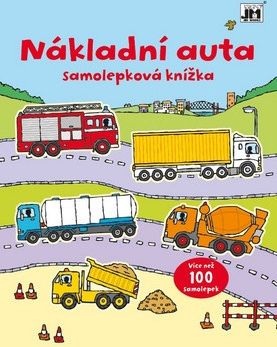 Nákladní auta - samolepková knížka - obrázek 1