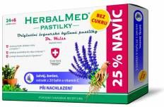Dr. Weiss HerbalMed Šalvěj + ženšen + vitamin C BEZ CUKRU 24+6 pastilek - obrázek 1