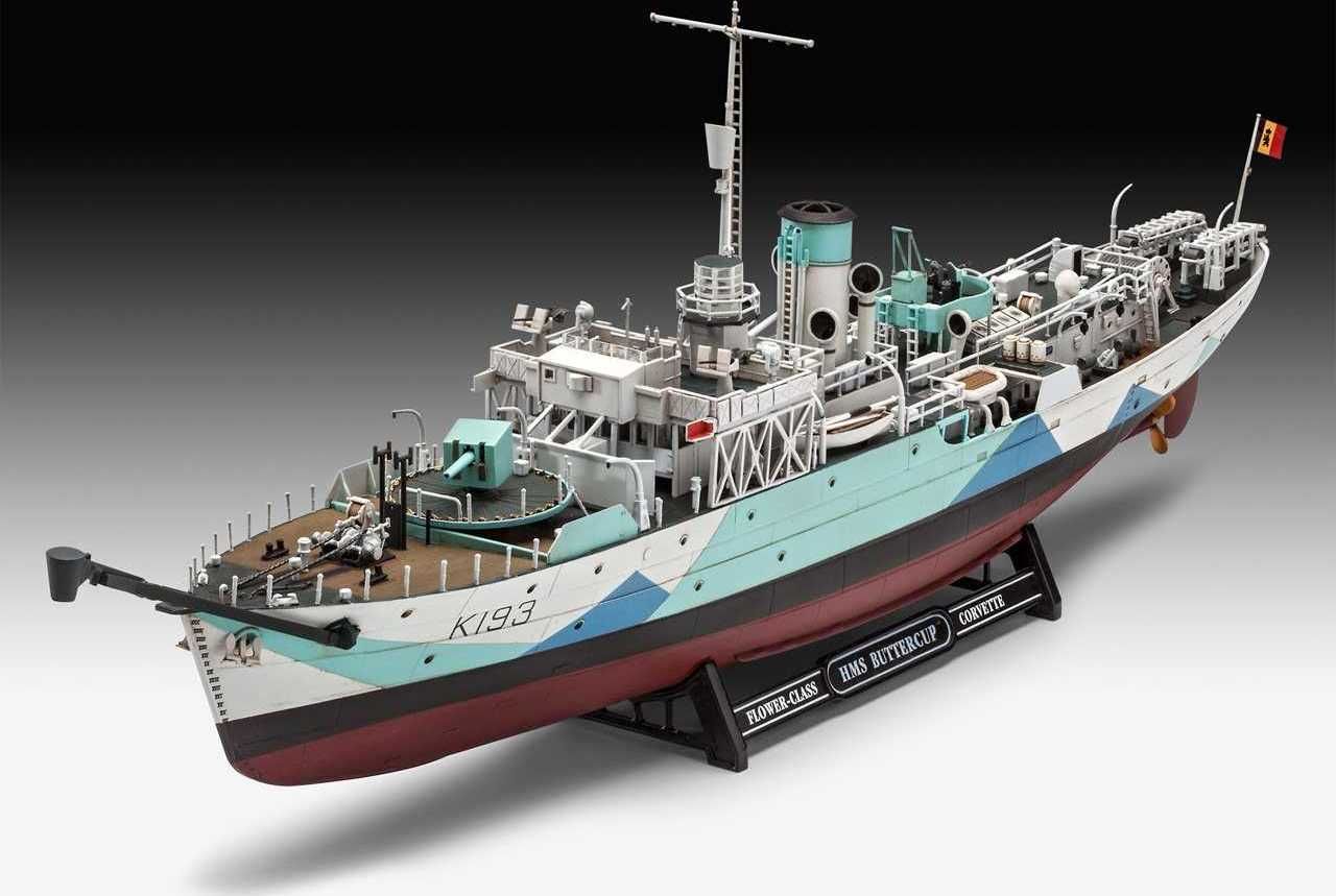 REVELL Plastic ModelKit loď 05158 - Flower Class Corvette HMS Buttercup (1:144) - obrázek 9