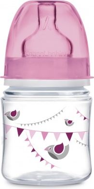 Kojenecká láhev Canpol babies 120ml párty růžová 35/228 - obrázek 1