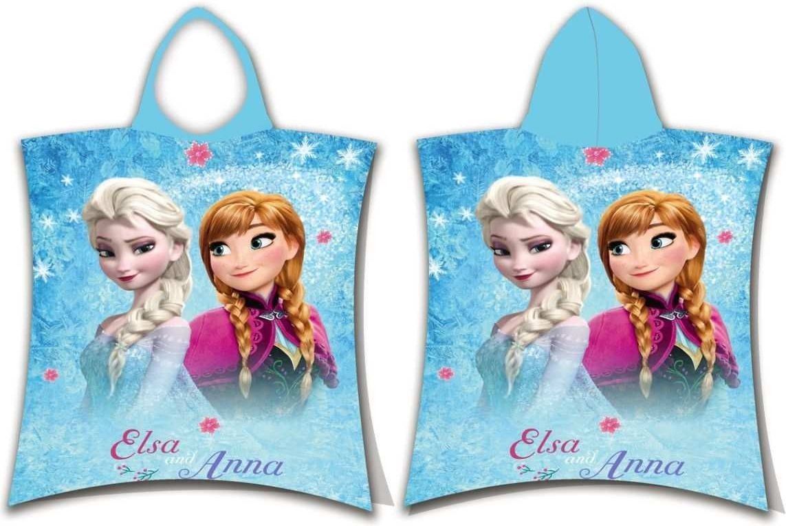 JERRY FABRICS Pončo Ledové Království Glitter Bavlna Froté, 50/115 cm - obrázek 1