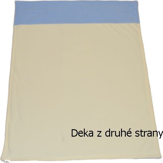 Deka do kočárku Dětský svět kombinovaná se jménem a příjmením - obrázek 4