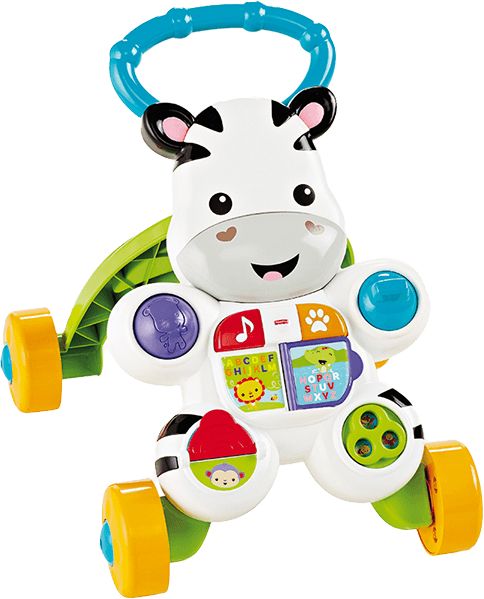 FISHER-PRICE Chodítko zebra s texty CZ - obrázek 1