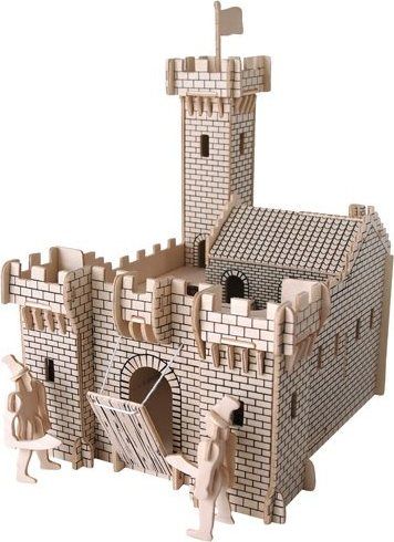 WOODEN TOY / WCK WOODEN TOY , WCK 3D puzzle Rytířský hrad - obrázek 1