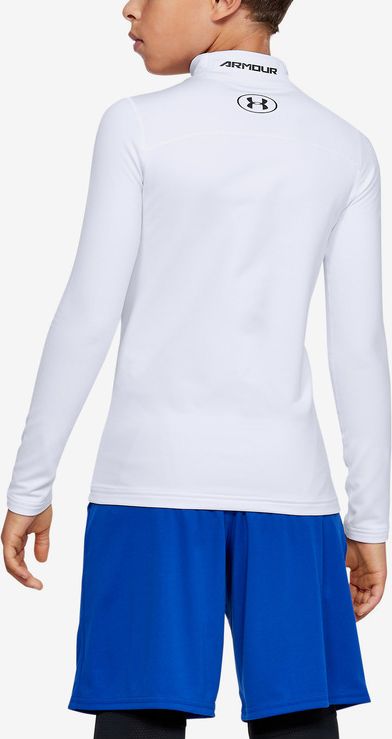 ColdGear® Armour Triko dětské Under Armour | Bílá | Chlapecké | S - obrázek 2