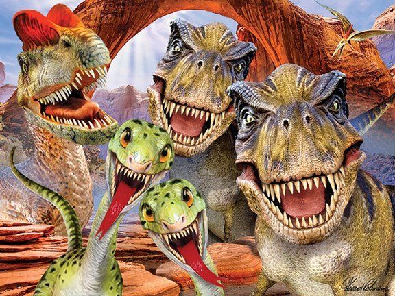 PRIME 3D Puzzle Dinosauří selfie 3D 3v1 - obrázek 3