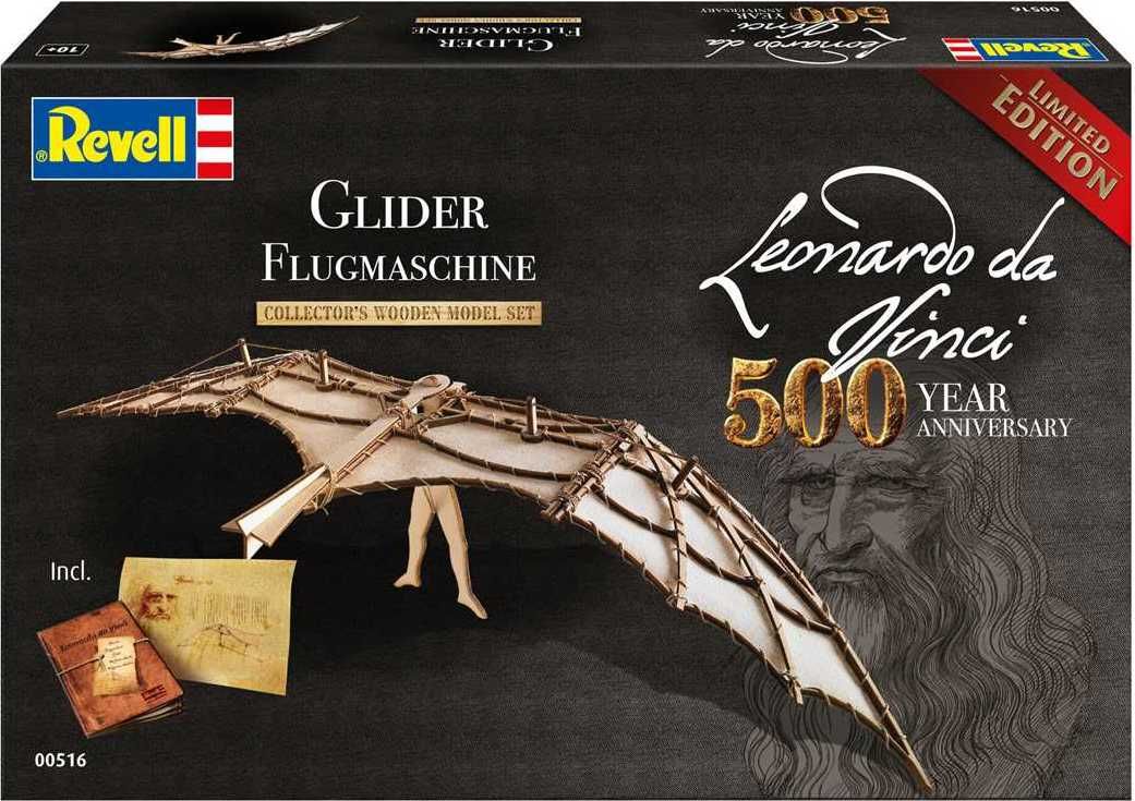 REVELL Leonardo edice 00516 - Glider (Leonardo da Vinci 500th Anniversary) (1:8) - obrázek 3