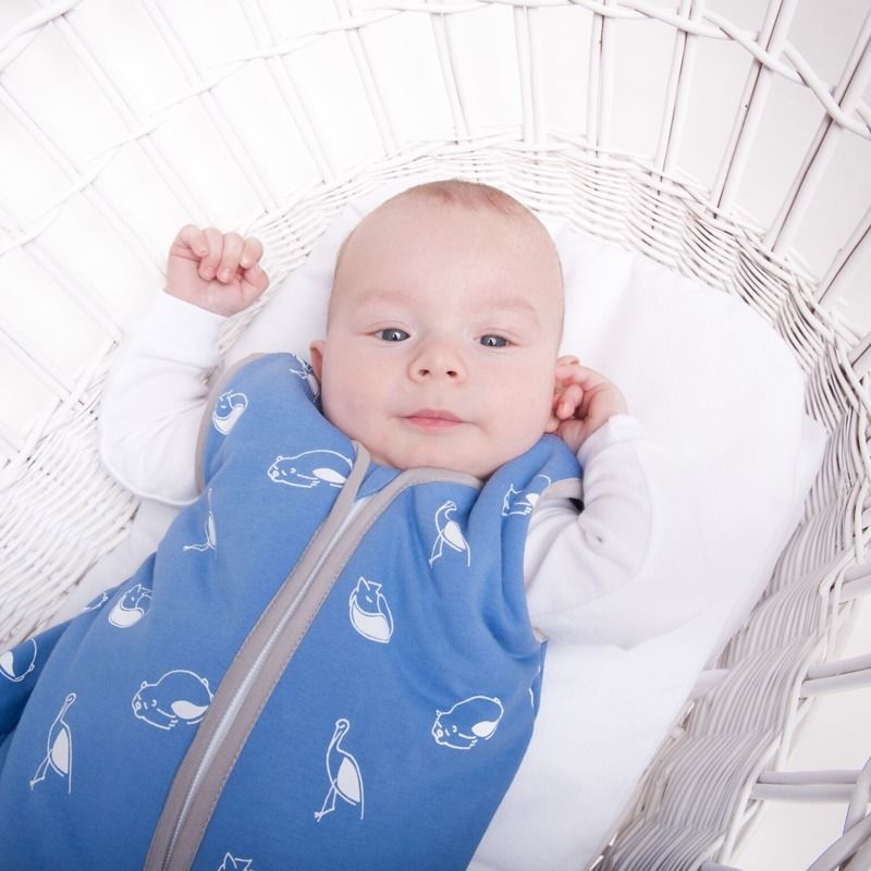 Natulino dětský zimní spací pytel pro miminko, ANIMALS NAVY / WARM GREY, 3vrstvý, M (6 - 12 měsíců) - obrázek 5