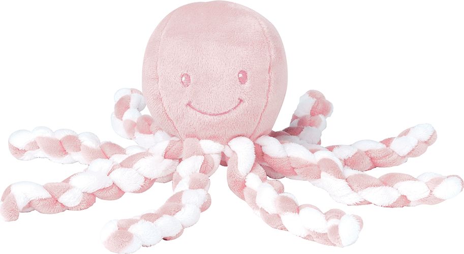 NATTOU První hračka miminka chobotnička PIU PIU Lapidou light pink 0m + - obrázek 1