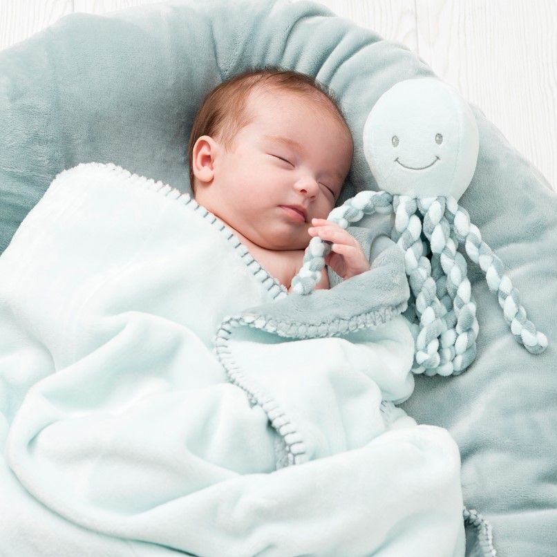 NATTOU První hračka miminka chobotnička PIU PIU Lapidou light pink 0m + - obrázek 2