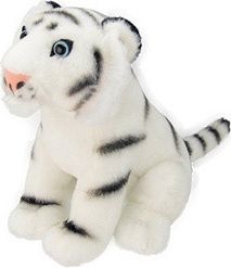 Plyšový tygr bílý 25 cm - obrázek 1