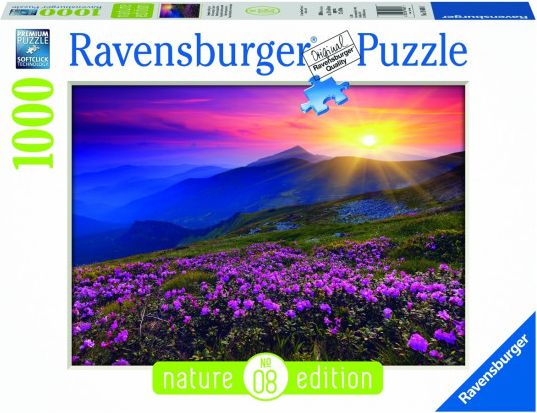 RAVENSBURGER Puzzle Brzké ráno v horách 1000 dílků - obrázek 1