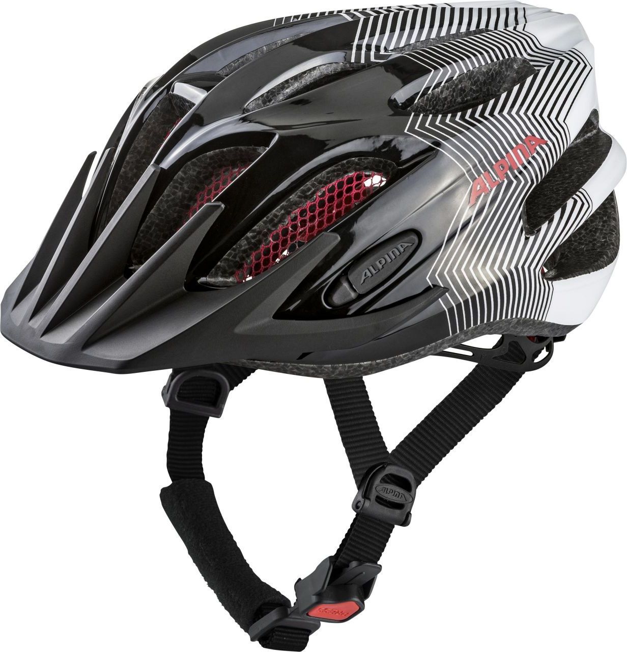 Alpina Fb Jr. 2.0  - black/white/red 50-55 - obrázek 1
