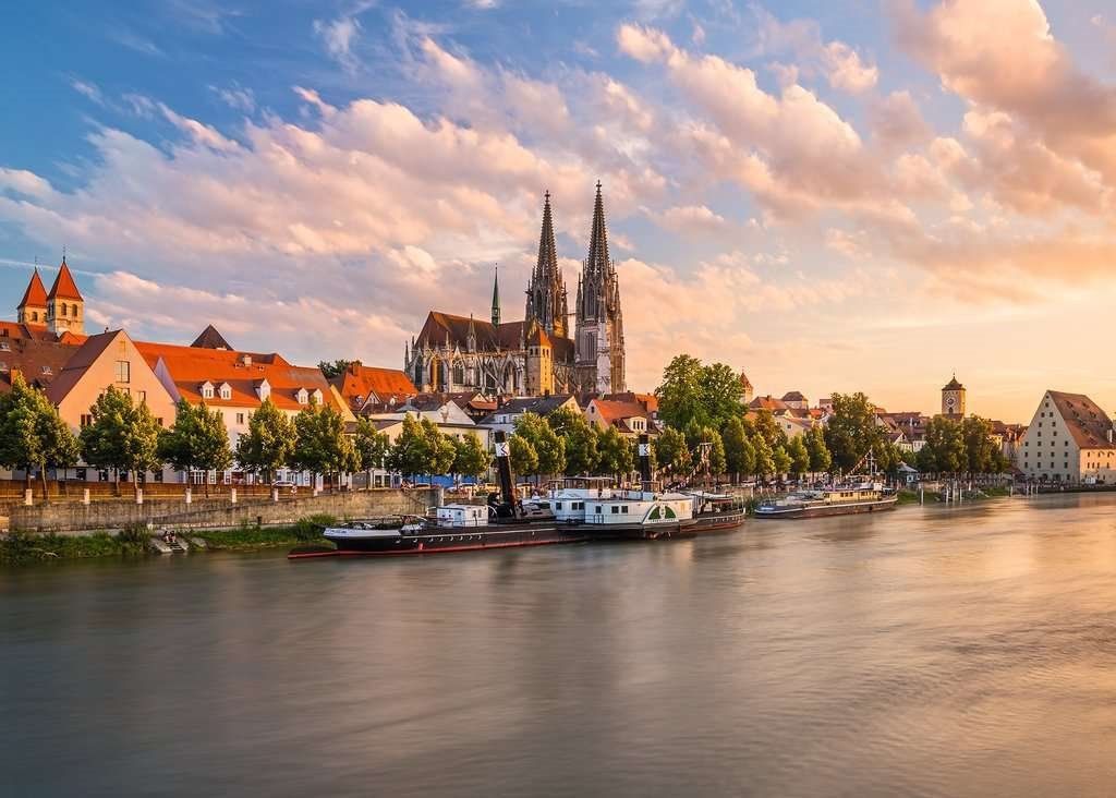 RAVENSBURGER Puzzle Staré město, Režno 1000 dílků - obrázek 1