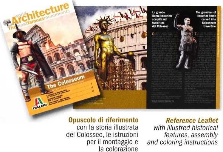 ITALERI World of Architecture budova 68003 - COLOSSEUM (1:500) - obrázek 8