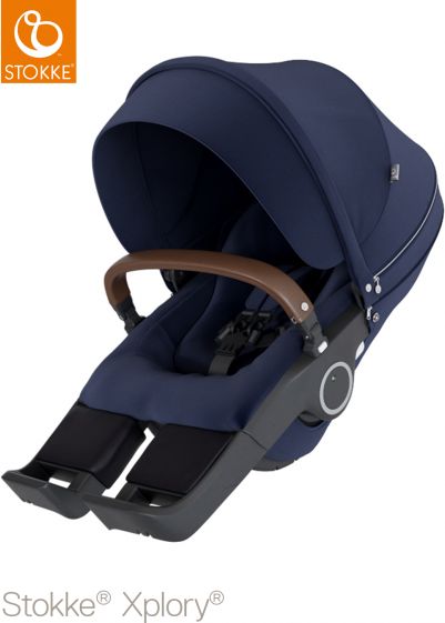 Stokke Sedák na kočárky Xplory® V6, Trailz™ - Deep Blue - obrázek 1
