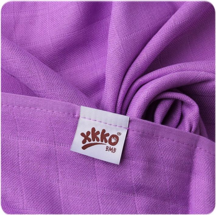 KIKKO Bambusová osuška/plena Colours 90x100 (1 ks) – lilac - obrázek 2