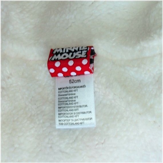 Cottonland - Zimní dívčí čepice Minnie mouse ušanka - růžová - vel. 52 - obrázek 2