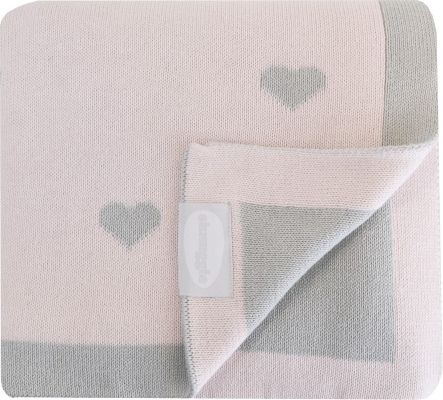 Shnuggle Luxusní pletená deka růžová - obrázek 1