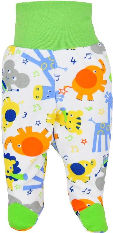 Kojenecké polodupačky Bobas Fashion Zoo zelené pro kluky Zelená 56 (0-3m) - obrázek 1