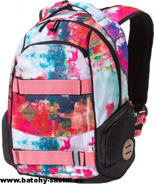 Studentský batoh Nugget Bradley 3 E Painted Black - Doprava Zdarma - obrázek 2