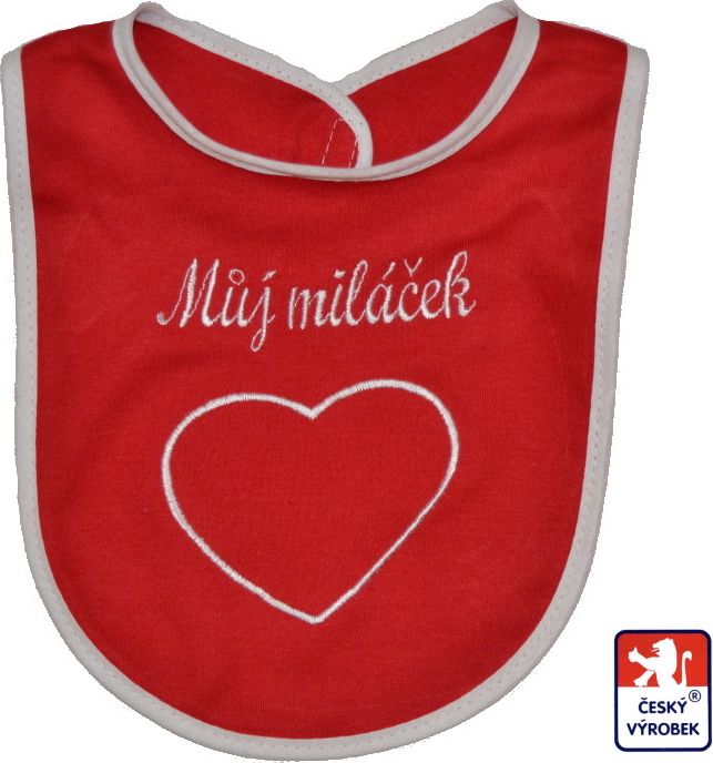 Bryndák s nápisem, červený, Můj miláček, Dětský svět - obrázek 1