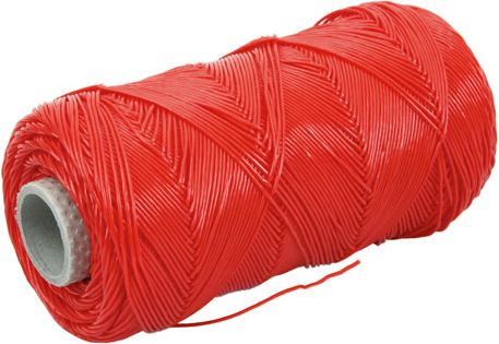 Struna na navlékání korálků, 300 metrů, červená
