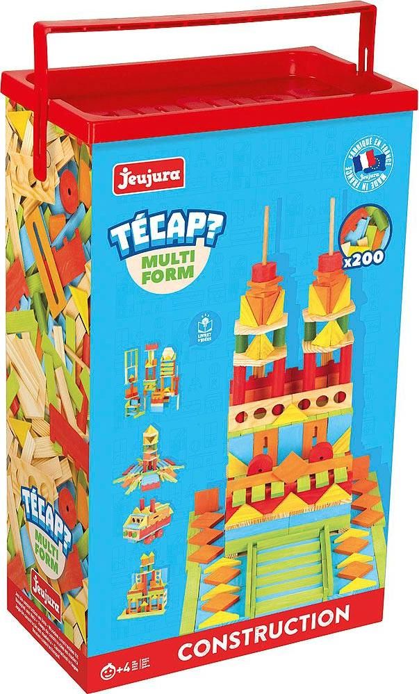Jeujura Dřevěná stavebnice TECAP multiform 200 dílků - obrázek 1