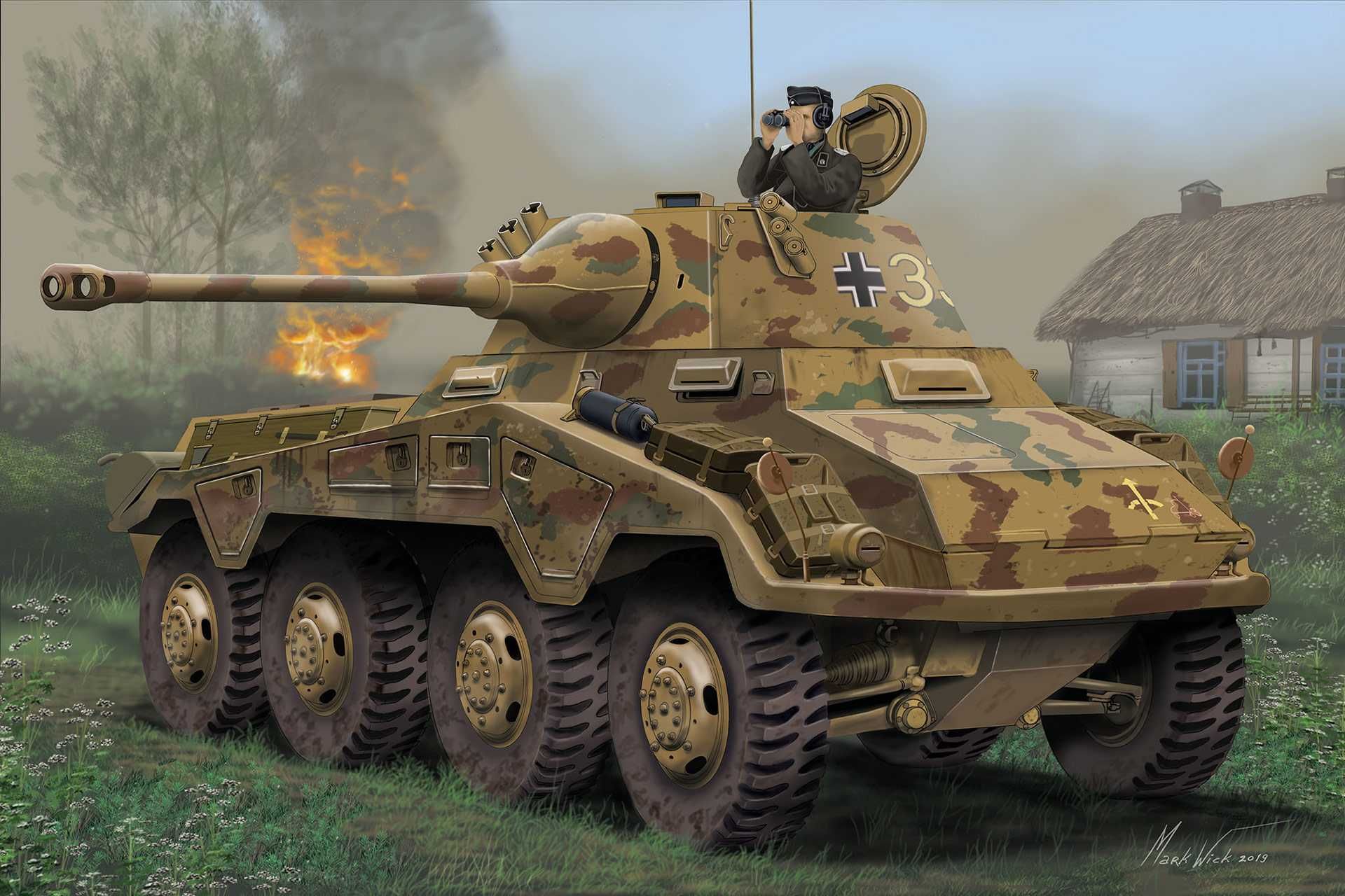 REVELL Plastic ModelKit military 03288 - Sd.Kfz. 234/2 Puma (1:76) - obrázek 10