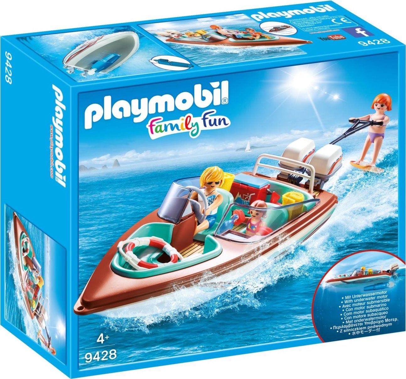 PLAYMOBIL Motorový člun s podvodním motorem 9428 - obrázek 1