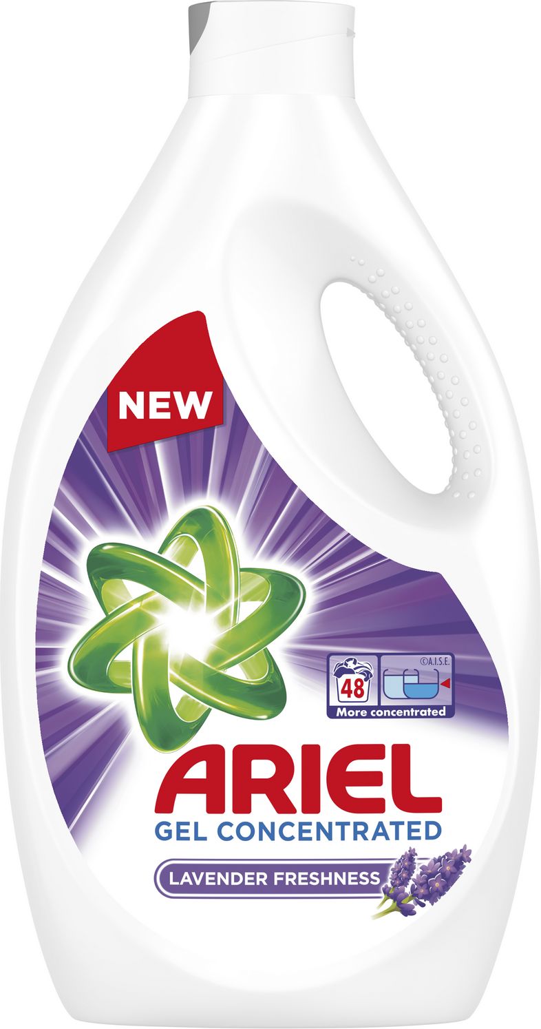 ARIEL Lavender 2,64 L (48 praní) – Prací gel - obrázek 1