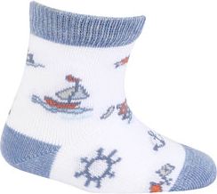 Vzorované kojenecké ponožky GATTA LOĎKY Velikost: 15-17 - obrázek 1