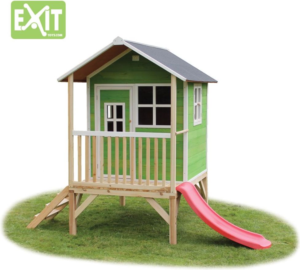 Zahradní cedrový domeček Exit Loft 300 Zelený - obrázek 1