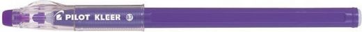 Kuličkové pero "Kleer", fialová, 0,35mm, uzavíratelné, čiré, vymazatelné, PILOT - obrázek 1