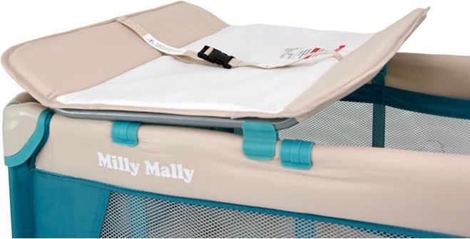 Cestovní postýlka Milly Mally Mirage Deluxe khaki cow - obrázek 3